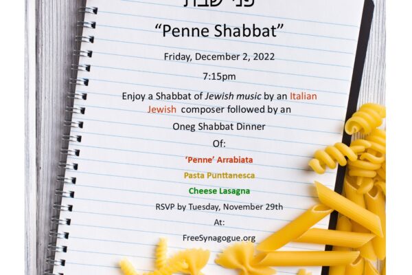 Penne Shabbat